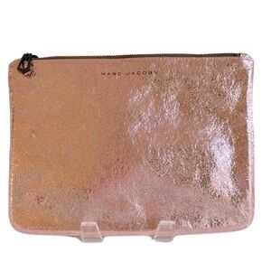Marc Jacobs for Target Collaboration Clutch Metallic Rose‎ Gold Foil Bag